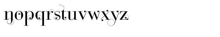 Bodoni Classic Swing Font LOWERCASE