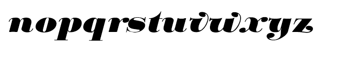 Bodoni Classic Ultra Italic Font LOWERCASE