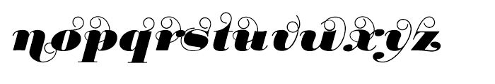 Bodoni Classic Ultra Script Font LOWERCASE