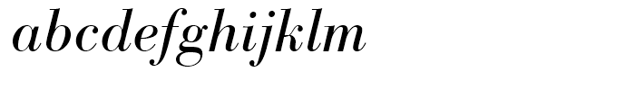 Bodoni Classico Italic Font LOWERCASE