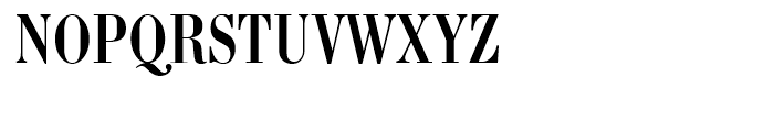 Bodoni Condensed Font UPPERCASE
