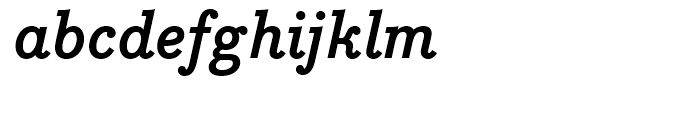Bodoni Egyptian Bold Italic Font LOWERCASE