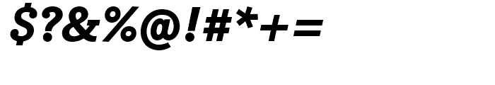 Bodoni Egyptian Extra Bold Italic Font OTHER CHARS