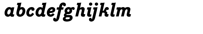 Bodoni Egyptian Extra Bold Italic Font LOWERCASE