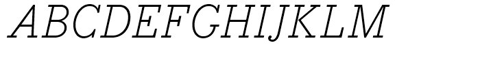 Bodoni Egyptian Light Italic Font UPPERCASE