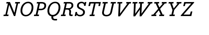 Bodoni Egyptian Medium Italic Font UPPERCASE