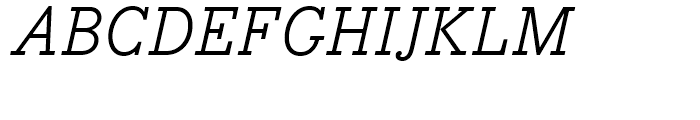 Bodoni Egyptian Regular Italic Font UPPERCASE