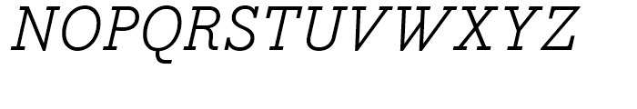 Bodoni Egyptian Regular Italic Font UPPERCASE
