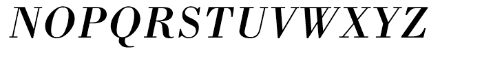 Bodoni Italic Font UPPERCASE