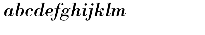 Bodoni Italic Font LOWERCASE