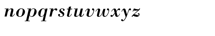 Bodoni Italic Font LOWERCASE