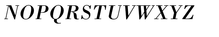 Bodoni LT Italic Font UPPERCASE