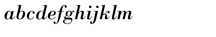 Bodoni LT Italic Font LOWERCASE