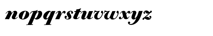 Bodoni Old Fashion Bold Italic Font LOWERCASE