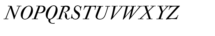 Bodoni Old Fashion Regular Italic Font UPPERCASE