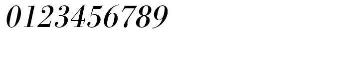 Bodoni Regular Narrow Oblique Font OTHER CHARS