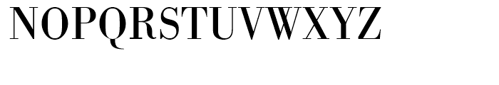 Bodoni Regular Narrow Font UPPERCASE