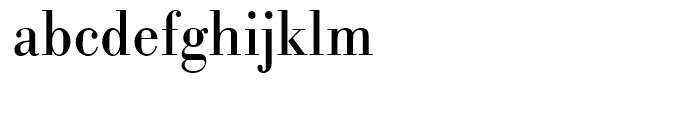 Bodoni Regular Narrow Font LOWERCASE