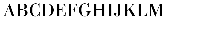 Bodoni Regular Font UPPERCASE