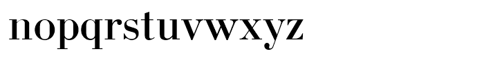 Bodoni Regular Font LOWERCASE