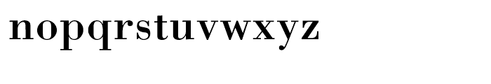 Bodoni Roman Font LOWERCASE