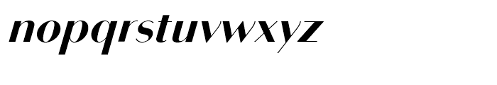 Bodoni Sans Bold Italic Font LOWERCASE