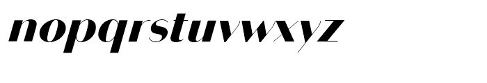 Bodoni Sans Display Black Italic Font LOWERCASE