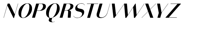 Bodoni Sans Display Bold Italic Font UPPERCASE