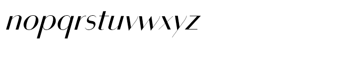 Bodoni Sans Display Italic Font LOWERCASE