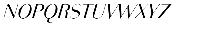 Bodoni Sans Italic Font UPPERCASE