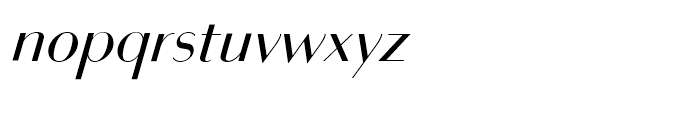 Bodoni Sans Italic Font LOWERCASE