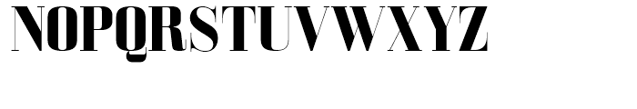 Bodoni Z37 L Bold Font UPPERCASE