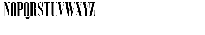 Bodoni Z37 L Compressed Bold Font UPPERCASE