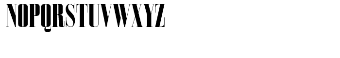 Bodoni Z37 L Compressed Heavy Font UPPERCASE