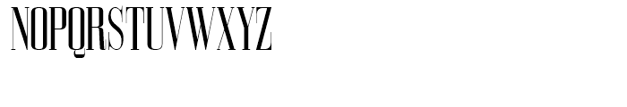 Bodoni Z37 L Compressed Font UPPERCASE