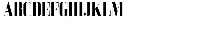 Bodoni Z37 L Condensed Bold Font UPPERCASE