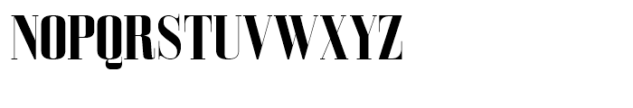 Bodoni Z37 L Condensed Bold Font UPPERCASE