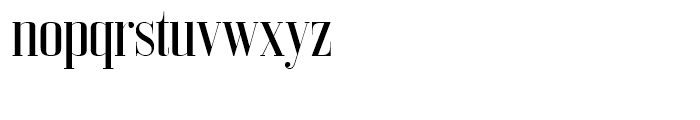 Bodoni Z37 L Condensed Font LOWERCASE