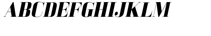 Bodoni Z37 L Extended Bold Italic Font UPPERCASE