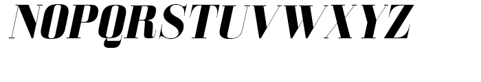 Bodoni Z37 L Extended Bold Italic Font UPPERCASE