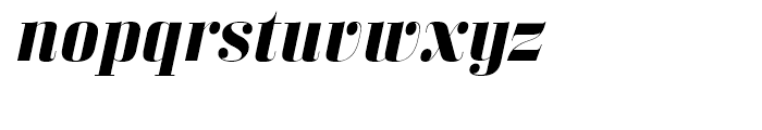 Bodoni Z37 L Extended Bold Italic Font LOWERCASE
