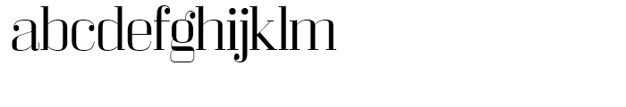 Bodoni Z37 L Extended Light Font LOWERCASE