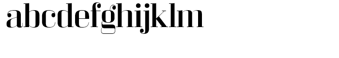 Bodoni Z37 L Extended Font LOWERCASE