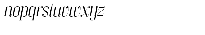 Bodoni Z37 L Light Italic Font LOWERCASE