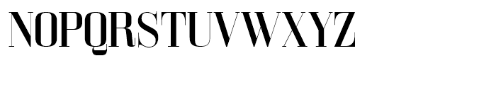 Bodoni Z37 L Regular Font UPPERCASE