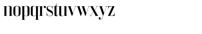 Bodoni Z37 L Regular Font LOWERCASE