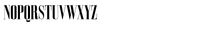 Bodoni Z37 M Compressed Bold Font UPPERCASE