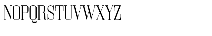 Bodoni Z37 M Condensed Light Font UPPERCASE