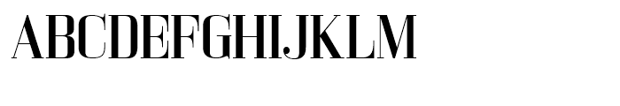 Bodoni Z37 M Regular Font UPPERCASE