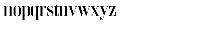 Bodoni Z37 M Regular Font LOWERCASE